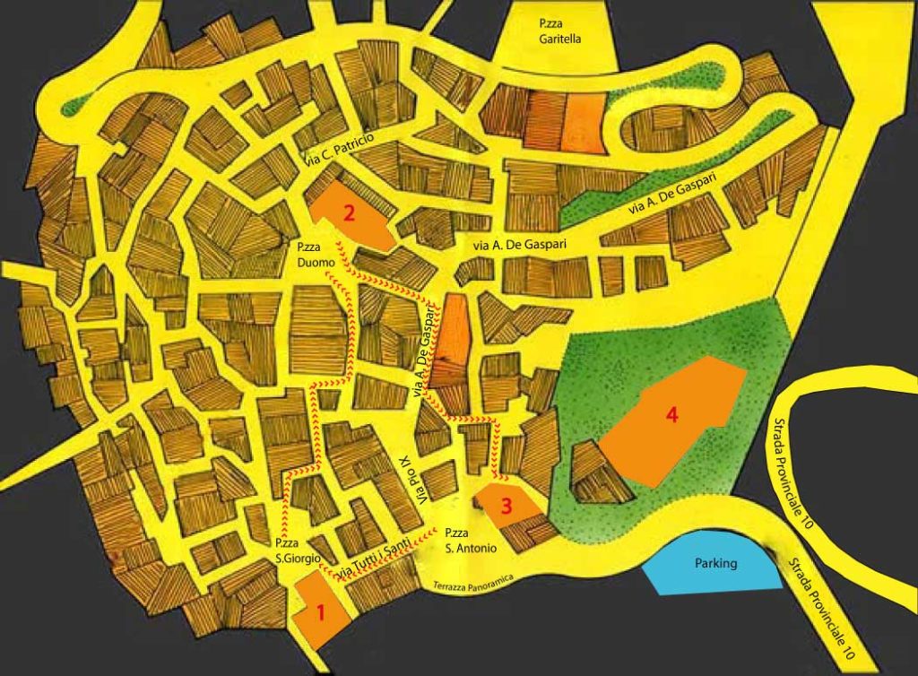 castelmola mappa paese