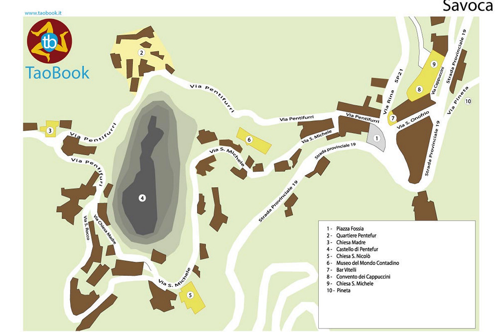 mappa savoca cartacea a4