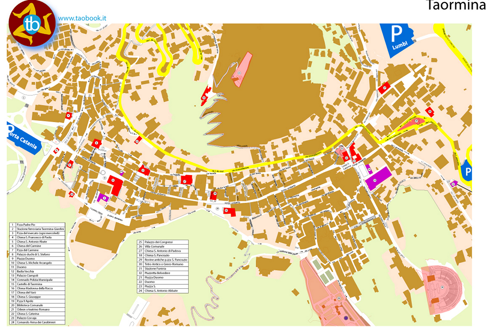 mappa cartacea taormina in pdf