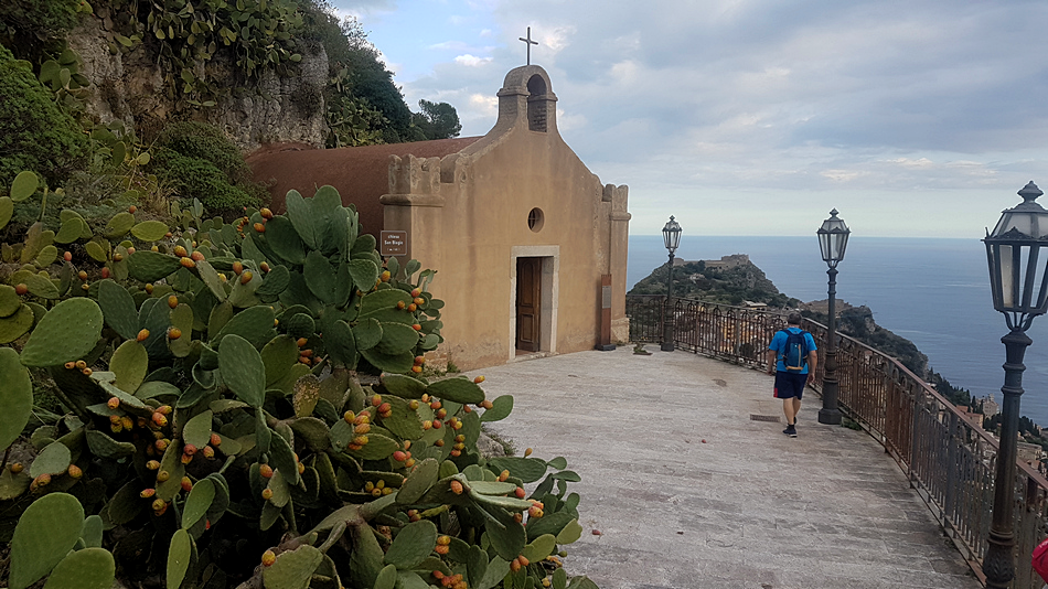 excursion route Taormina castelmola