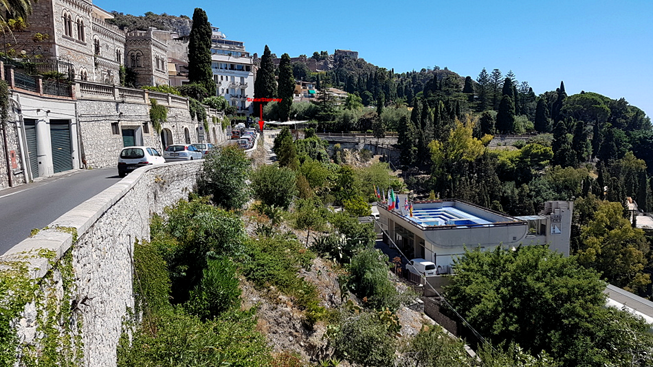 route taormina railway station