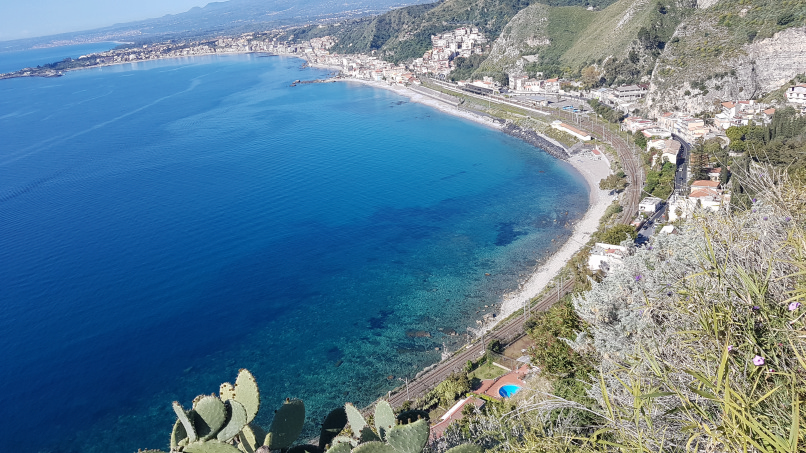 percorso da stazione taormina-giardini naxos a taormina villa comunale foto 9