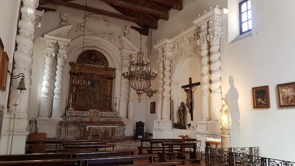 taormina Santa Caterina church inside