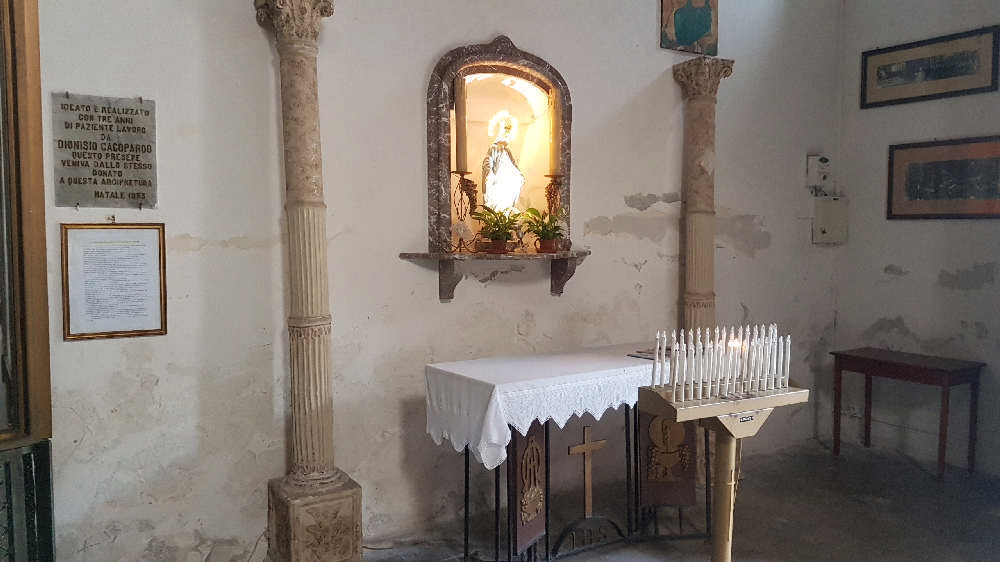taormina visit s antonio church inside picture