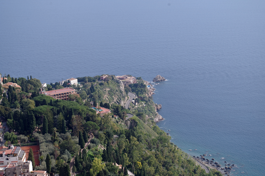 capo taormina from madonna rocca